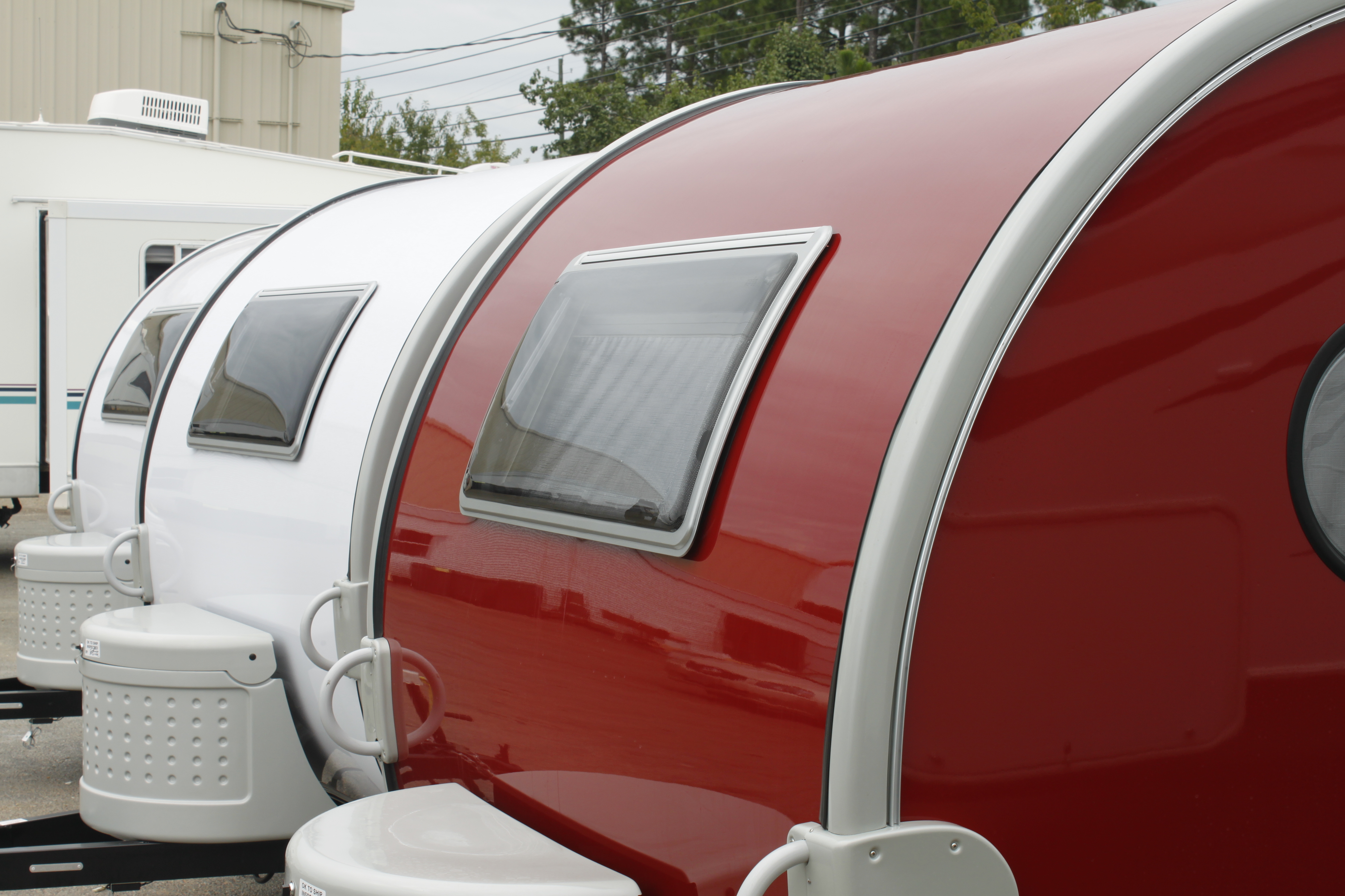 Motor Home driving down the road